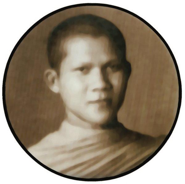 Nai Boonman as a young Monk