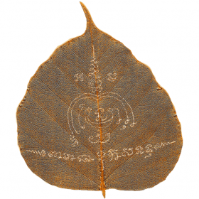 gold coloured leaf